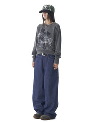 【AAKAM】Cross Studded Sweatshirts