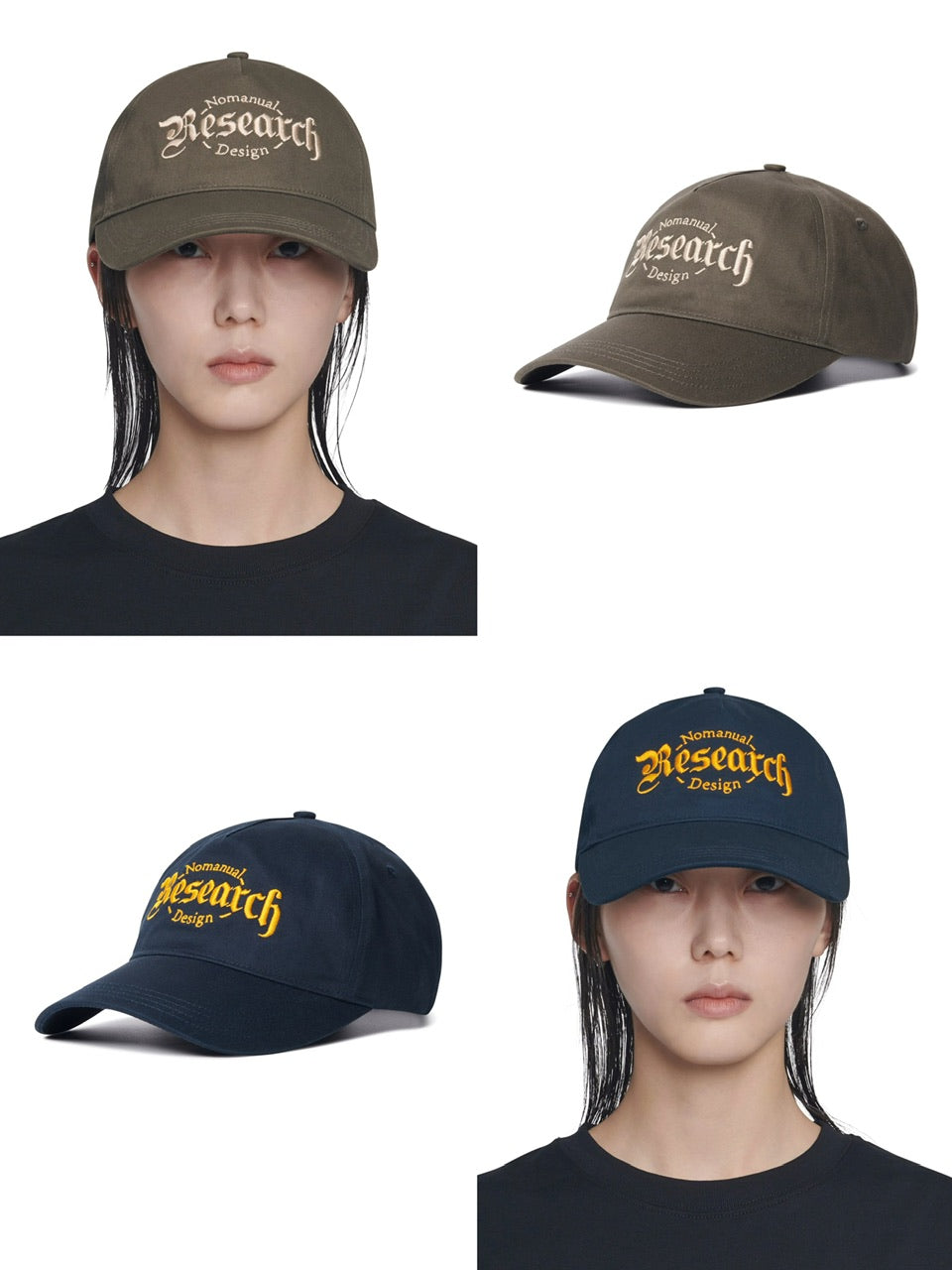 【NOMANUAL】RESEARCH BALL CAP