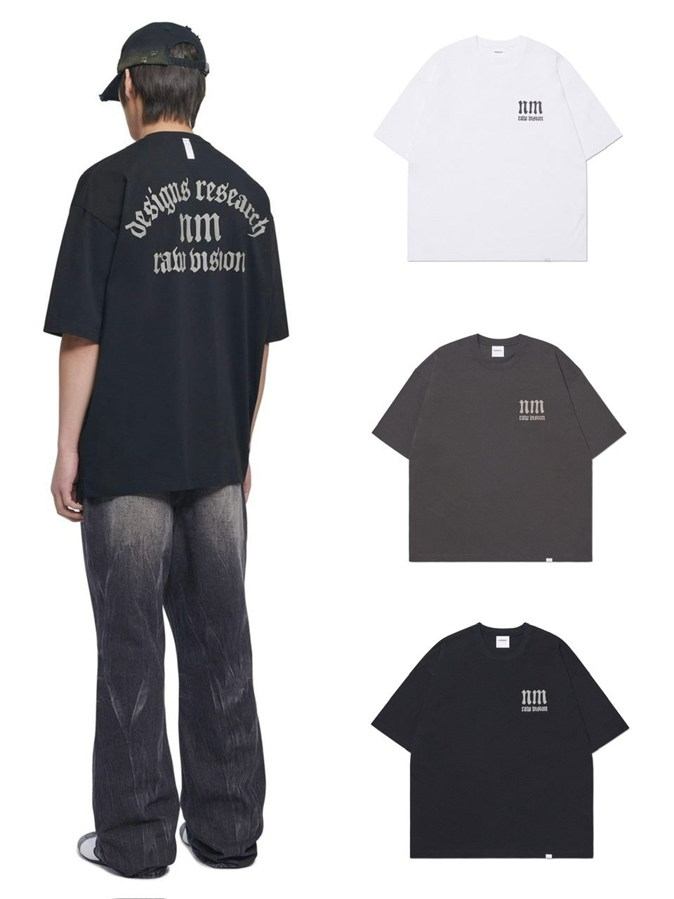 【NOMANUAL】R.V ARCH LOGO T-SHIRT