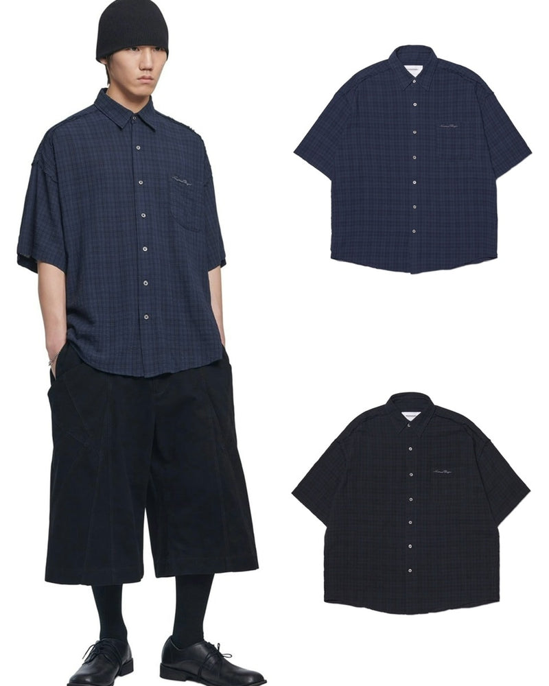 【NOMANUAL】RAW EDGE H.S SHIRT
