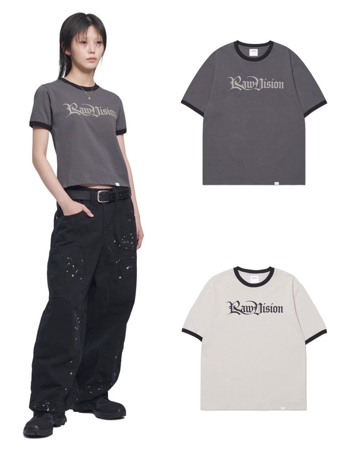 【NOMANUAL】RAW VISION RINGER T-SHIRT