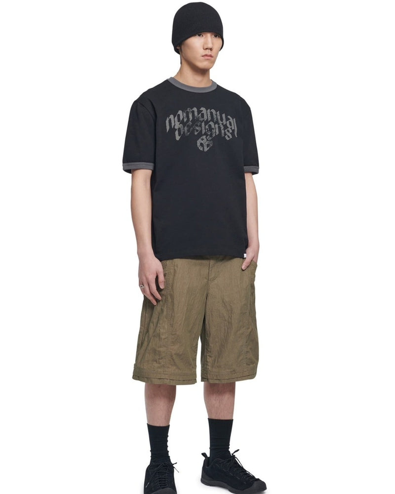 【NOMANUAL】N.D RINGER T-SHIRT