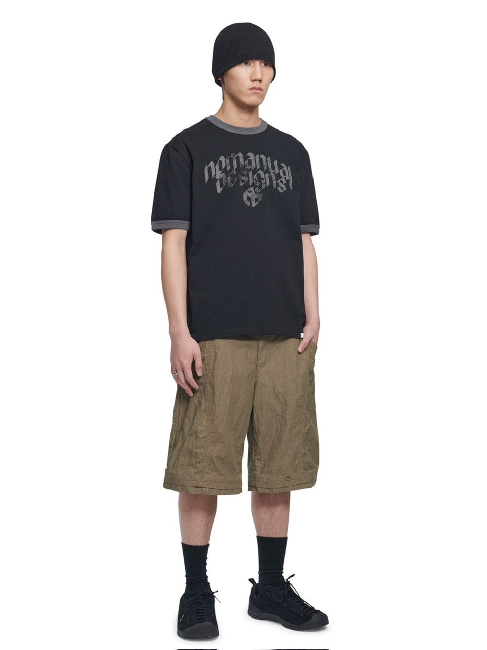 【NOMANUAL】N.D RINGER T-SHIRT