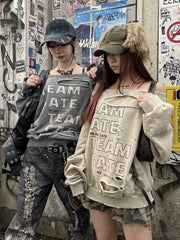 受注制【Never mind the XU】camouflage frill mini skirt