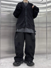 受注制【nmtc +】double knee damage sweat pants (2color)