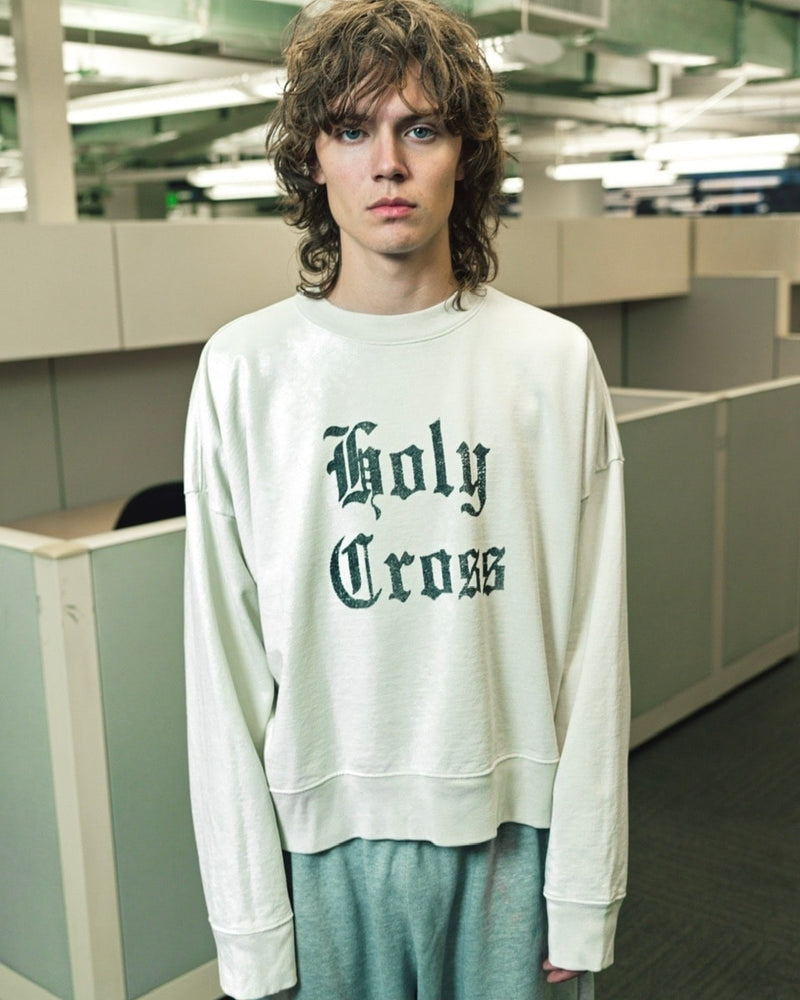 【BASKETCASE】HOLY CROSS, crewneck