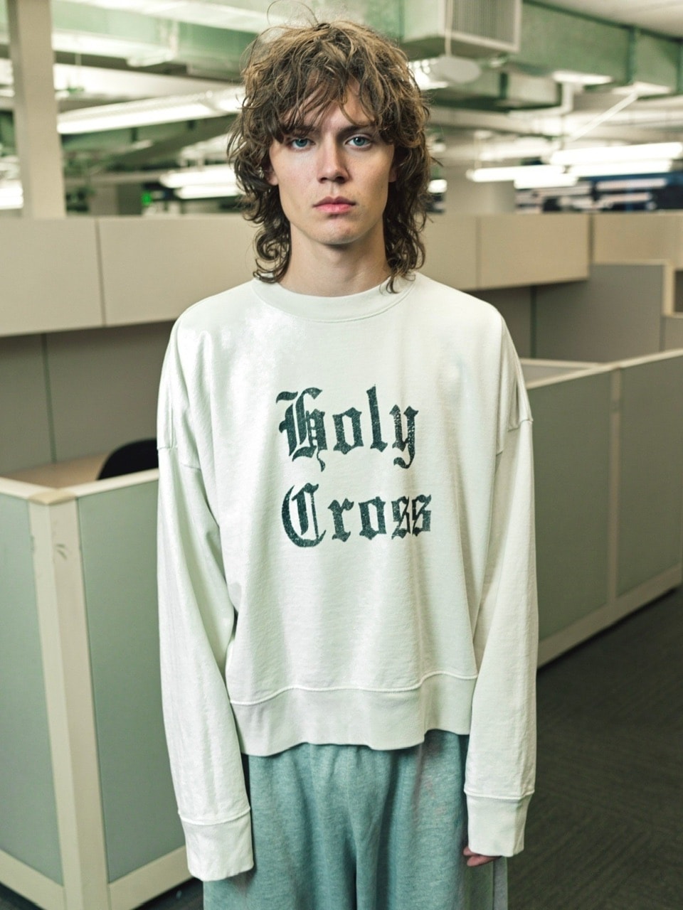 【BASKETCASE】HOLY CROSS, crewneck