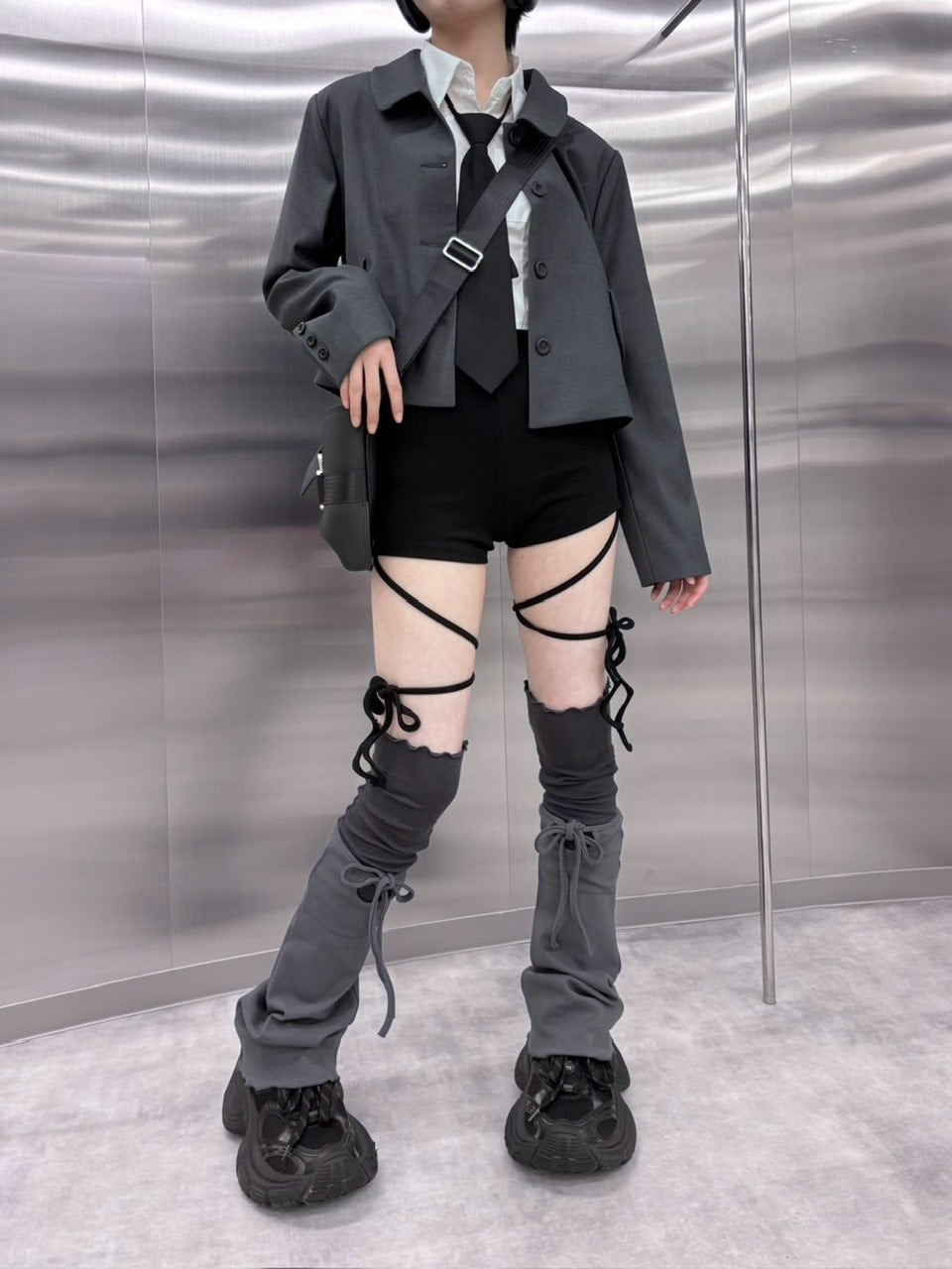 受注制【nmtc +】round collar jacket (2color)