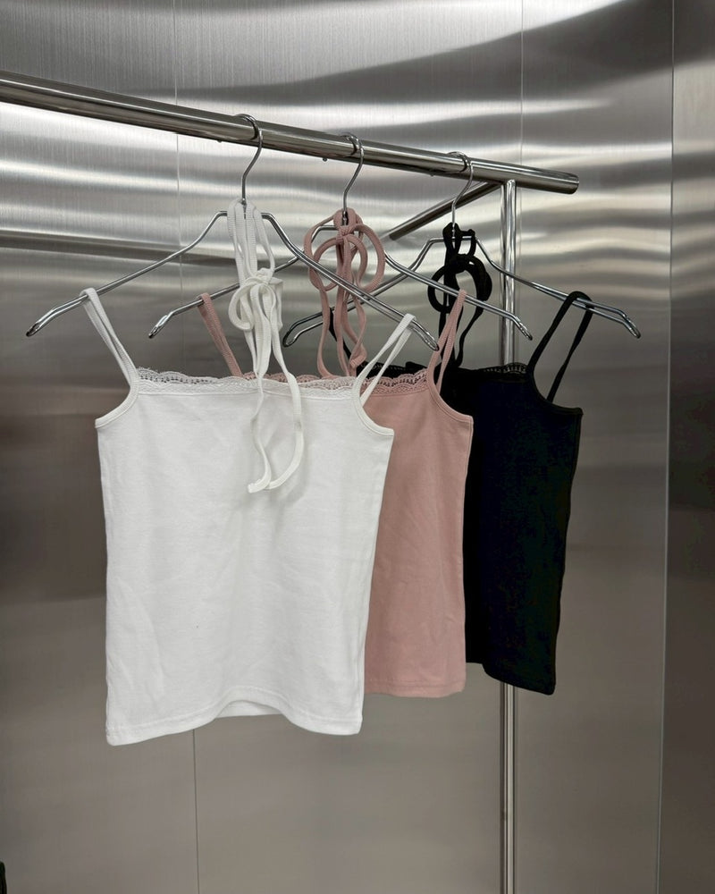 受注制【nmtc +】strap camisole (3color)
