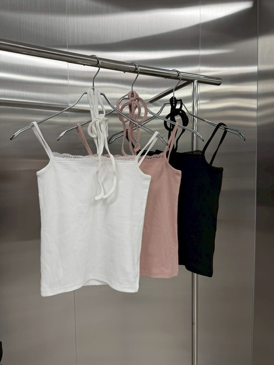 受注制【nmtc +】strap camisole (3color)