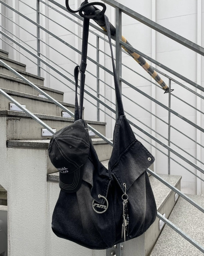受注制【nmtc +】pocket denim shoulder bag