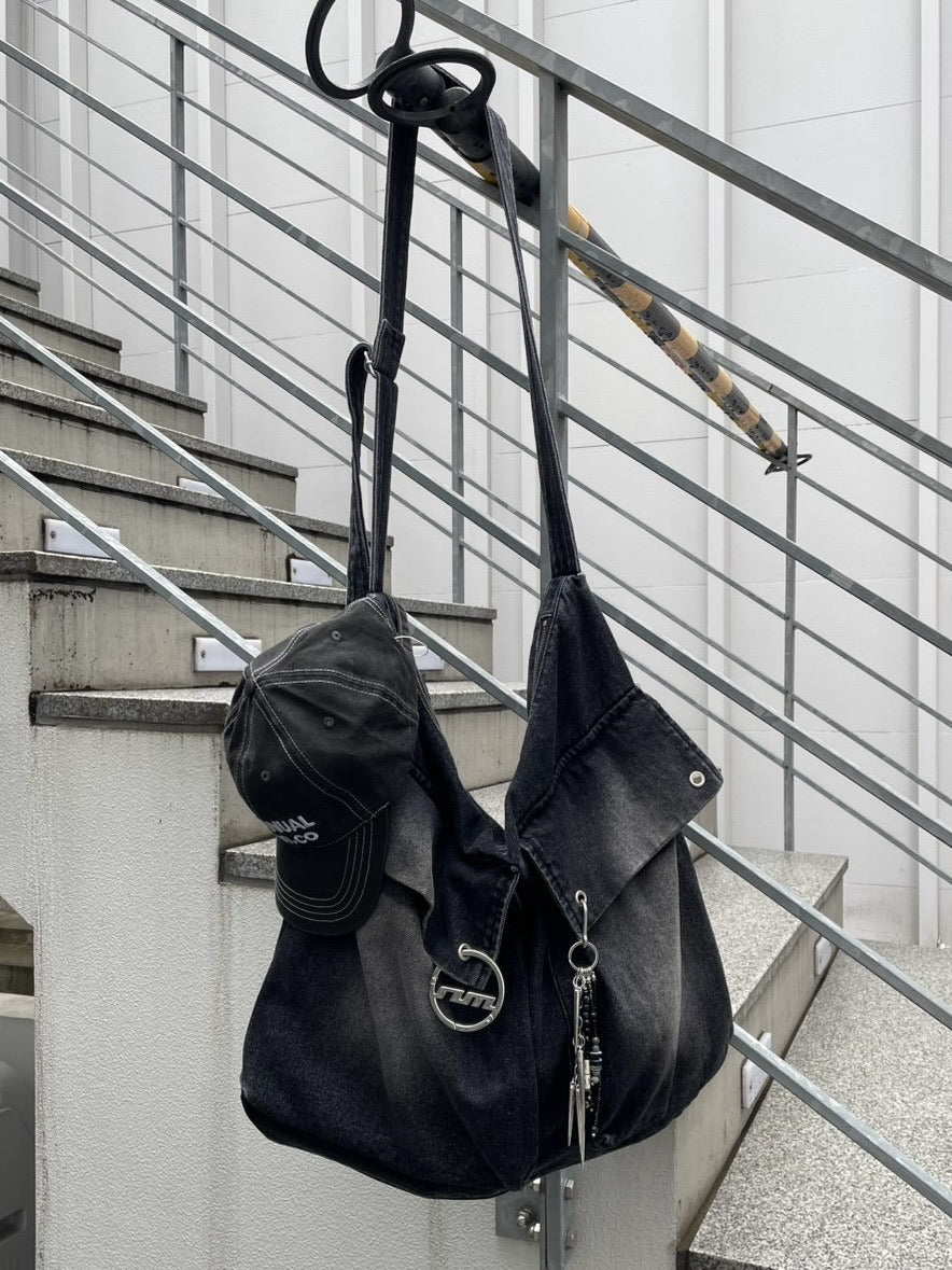 受注制【nmtc +】pocket denim shoulder bag