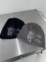 国際配送【Nerd out XU】Chaos design beanie (2color)