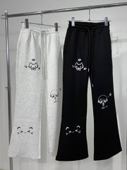 国際配送【Nerd out XU】neko!! sweat pants (2color)