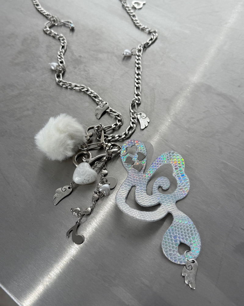 国際配送【Nerd out XU】onpu necklace