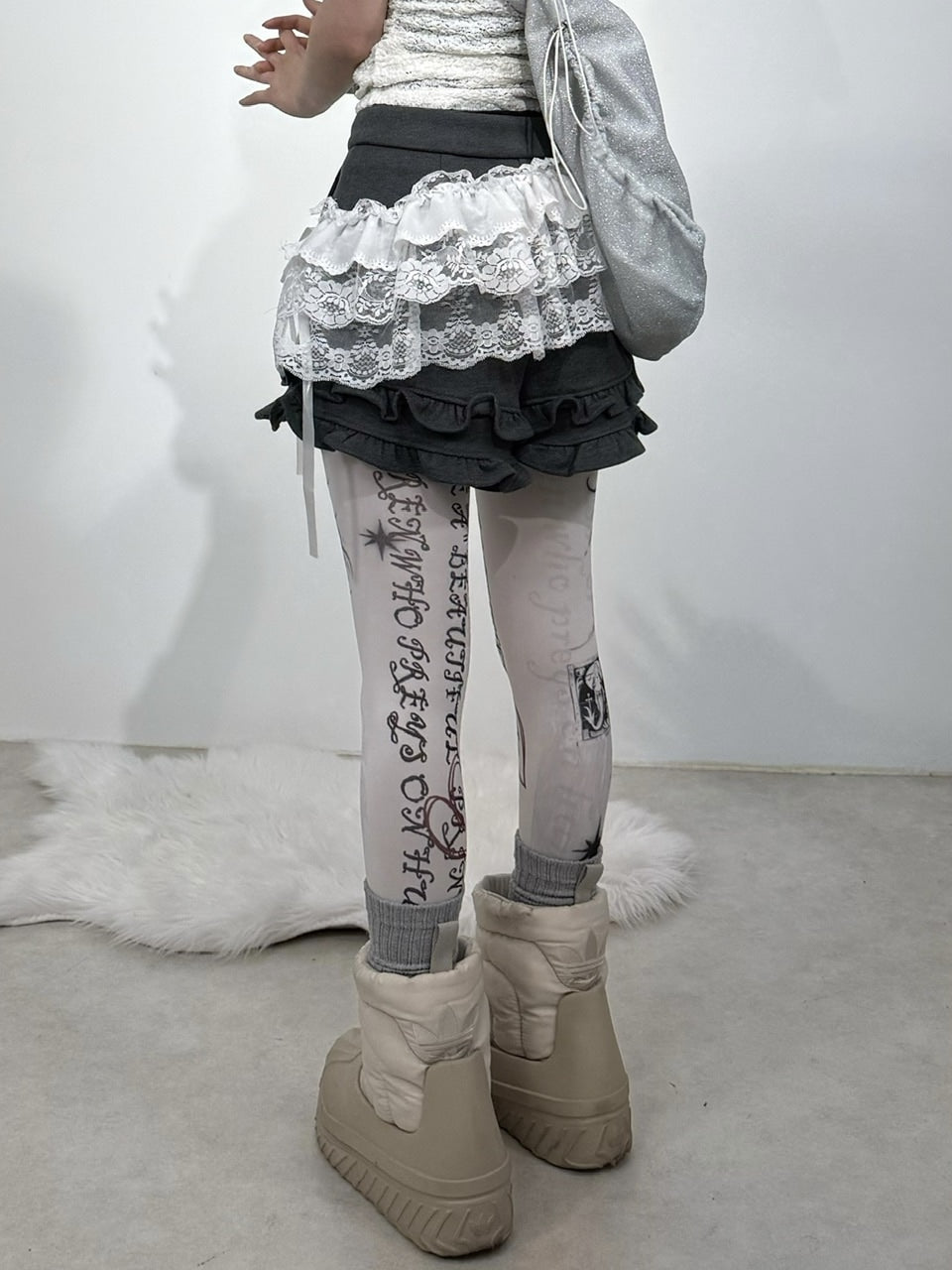 国際配送【Nerd out XU】Gothic tribal stocking