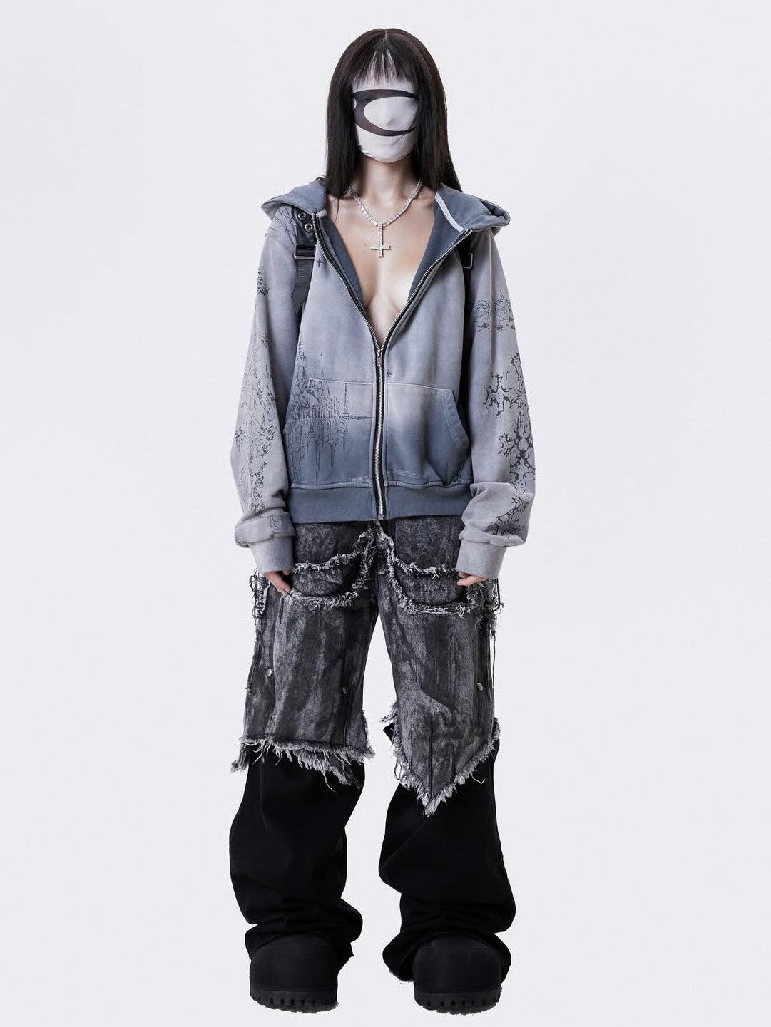 Cozy world Wide】005 CHAOS DREAM FACE MASK – PRESSING WEB SHOP