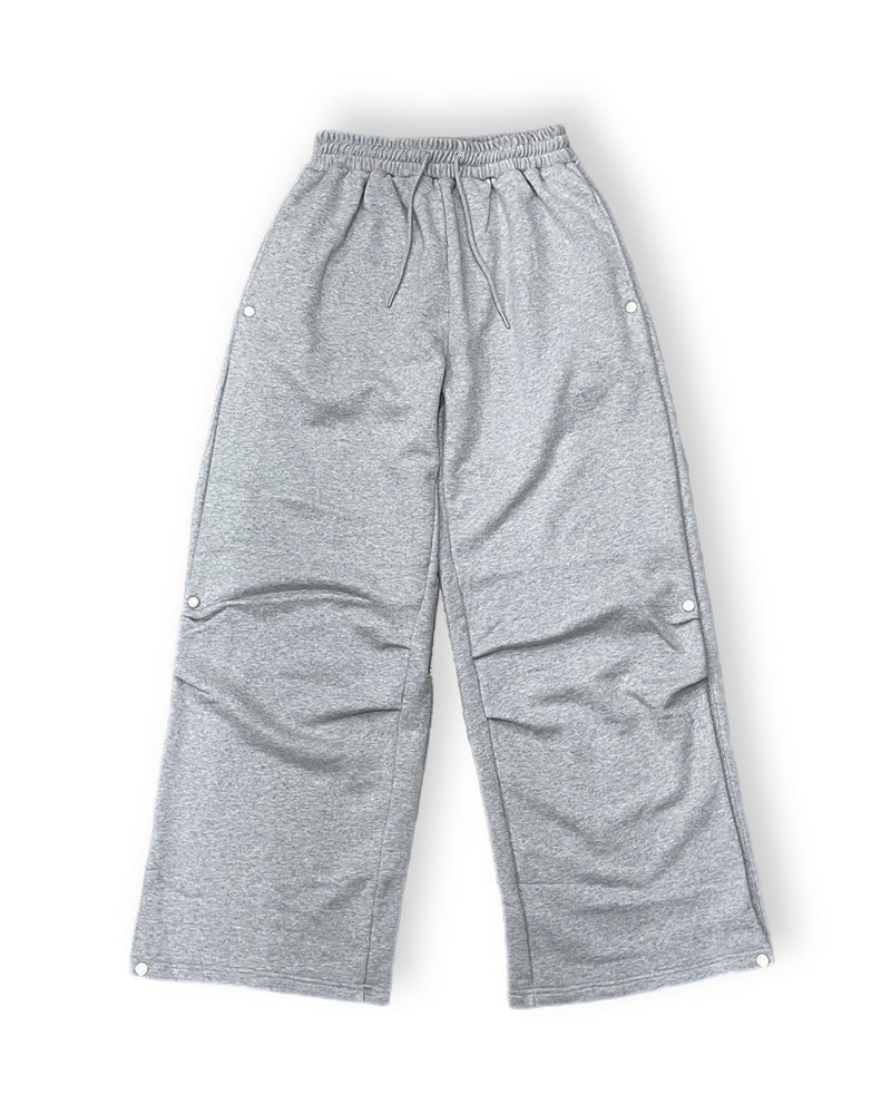 受注制【Chikashitsu +】side snap button sweat pants (2color)