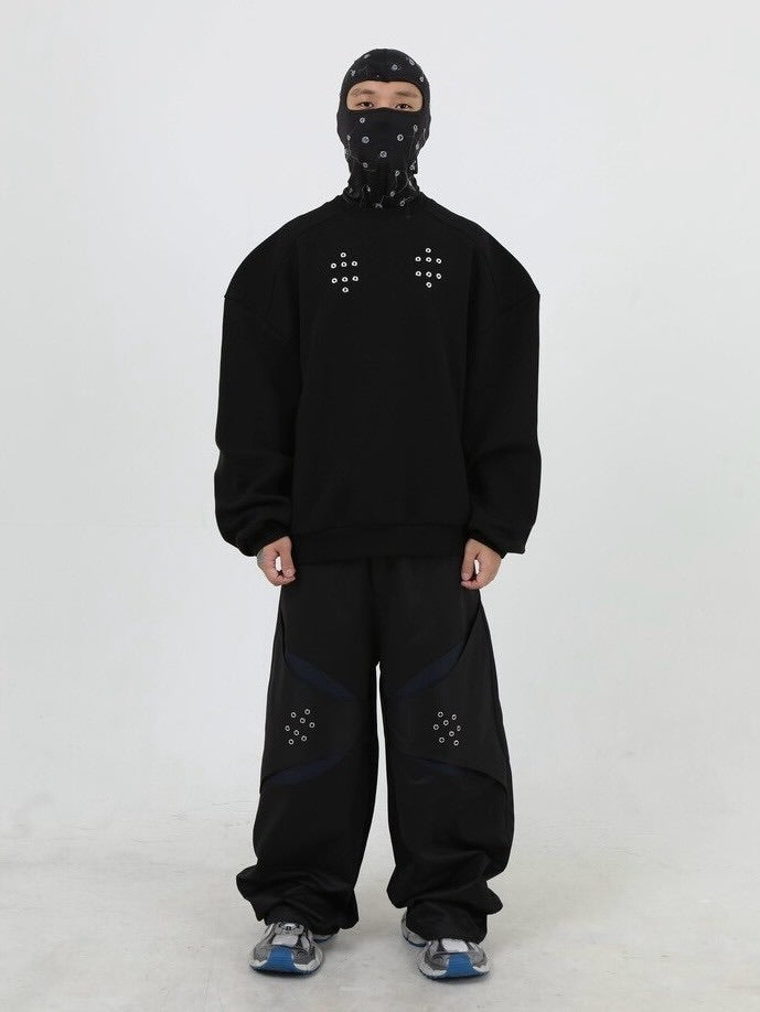 【BEBOF】EYELET BUGGY PANTS