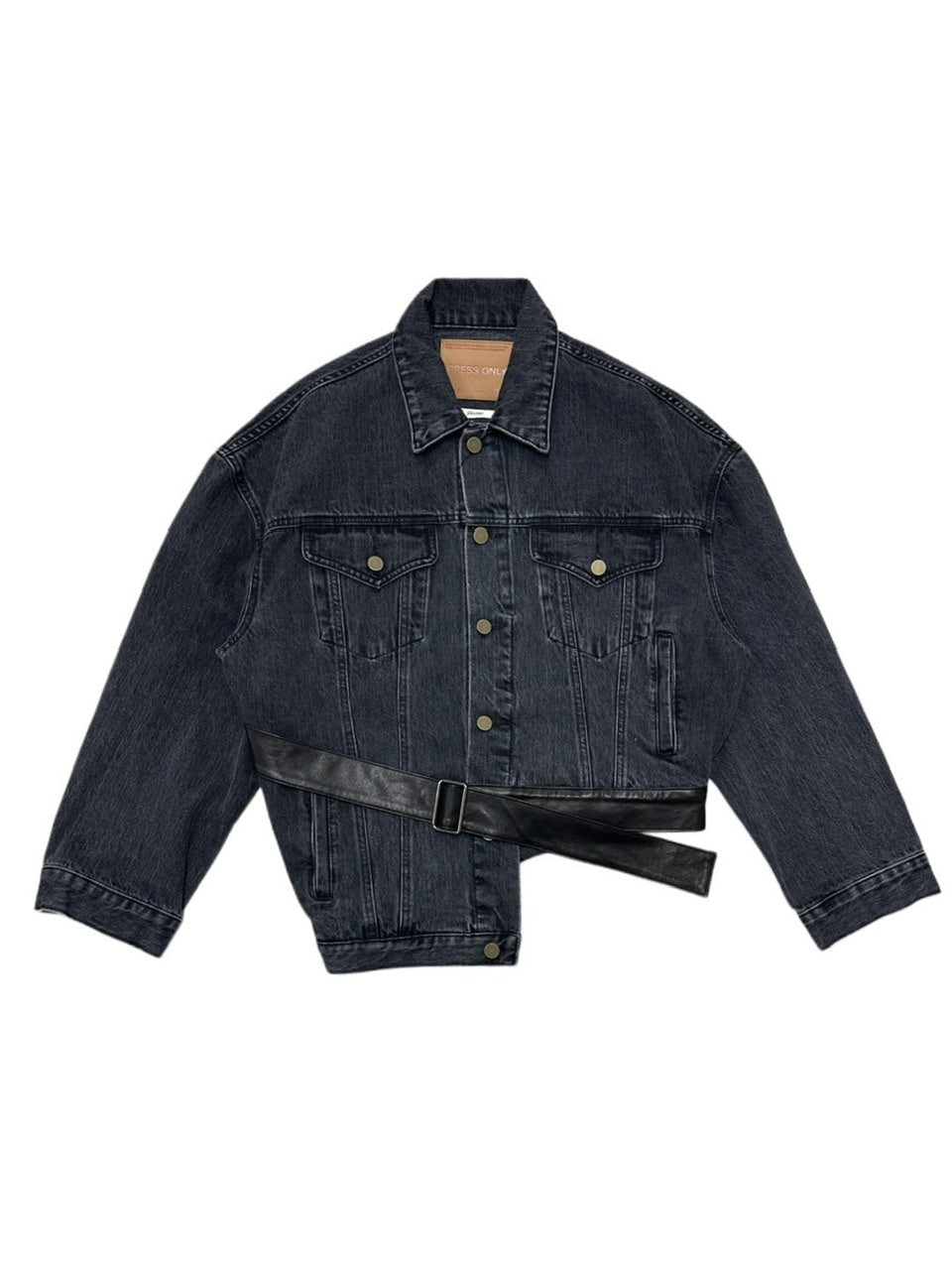 【YOUSER】Denim jacket with Belt Detail