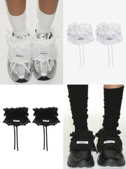 【CRANK】COTTON FRILL SHOE COVER