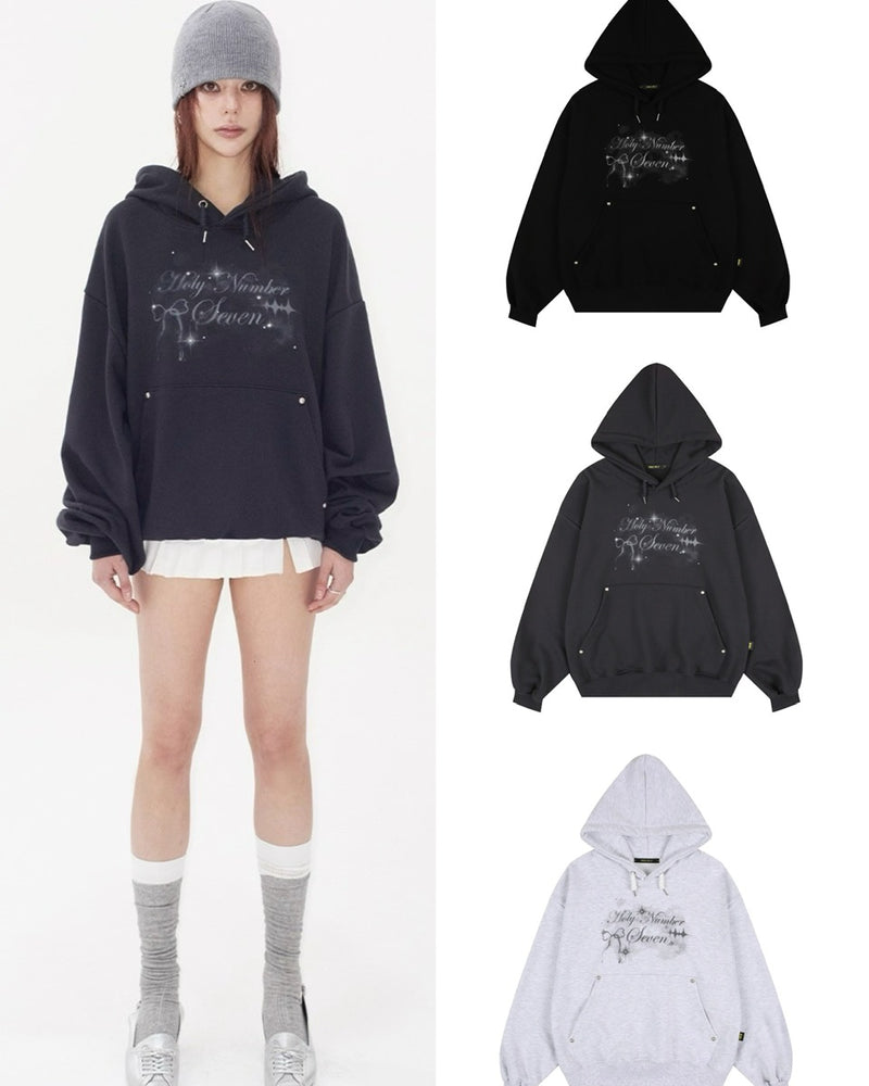【HOLY NUMBER 7】LOVELY RIBBON DANCER CUBIC HOODIE