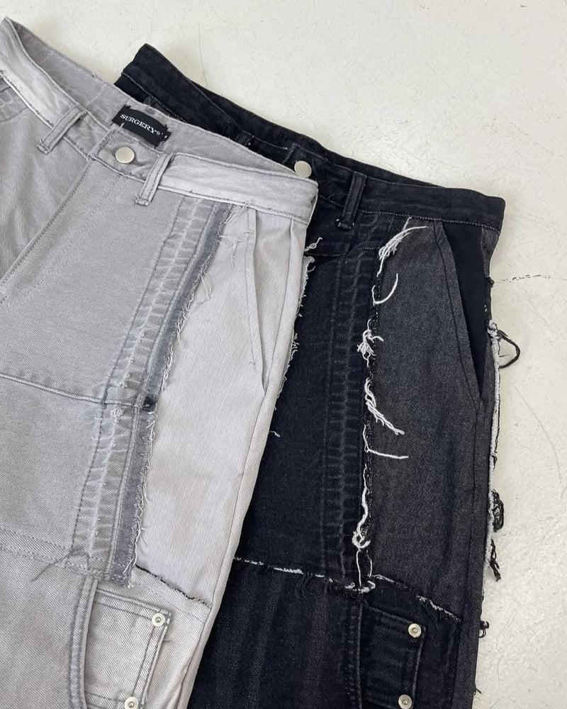 【SURGERY】remake denim bermuda pants / 【サージェリー】リメイバミューダデニムハーフパンツ