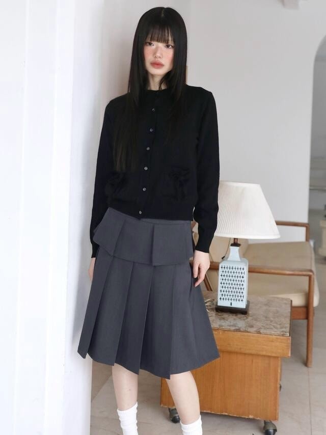 【Uglyshadow】25 TULIP MIDI SKIRT