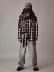 【Cord】Washed Under Cut Denim Pants