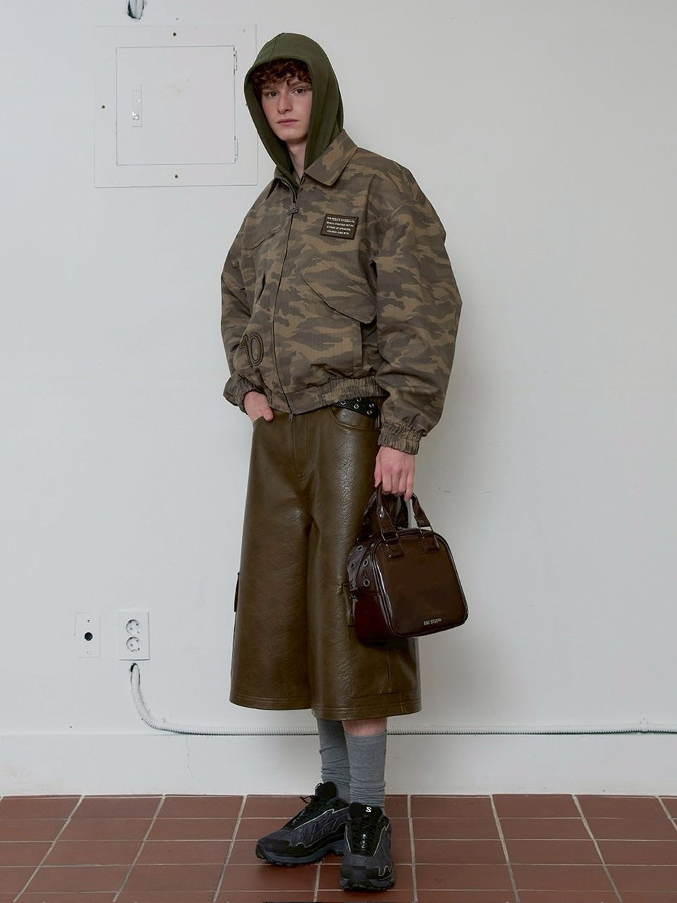 【ESC STUDIO】eyelet tote bag