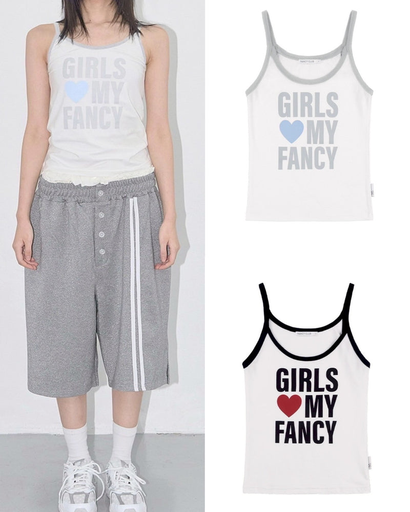 【FANCY CLUB】GIRLS MY FANCY SLEEVELESS / 【ファンシークラブ】プリントキャミソール