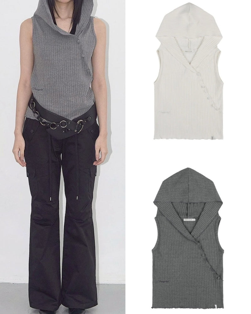 【FANCY CLUB】BIRD COWL SLEEVELESS