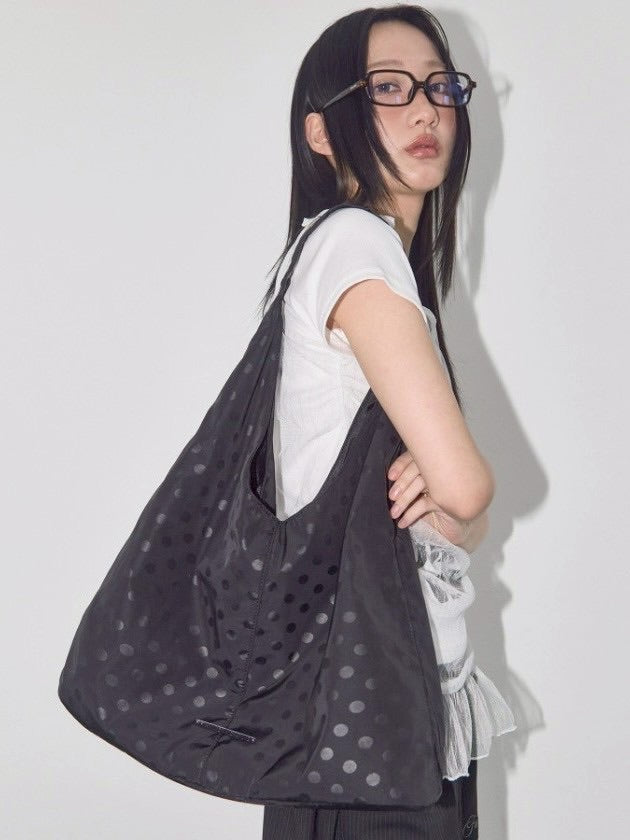 【FANCY CLUB】DOT EYELET SHOULDER BAG