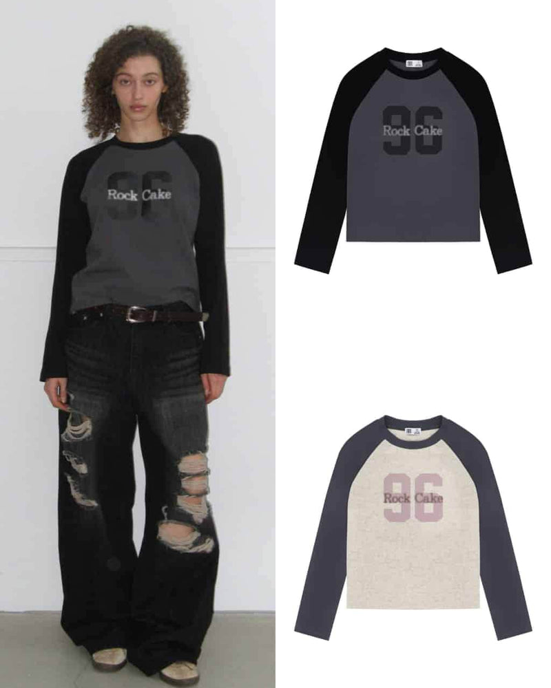 【ROCK CAKE】96 Raglan Long Sleeve