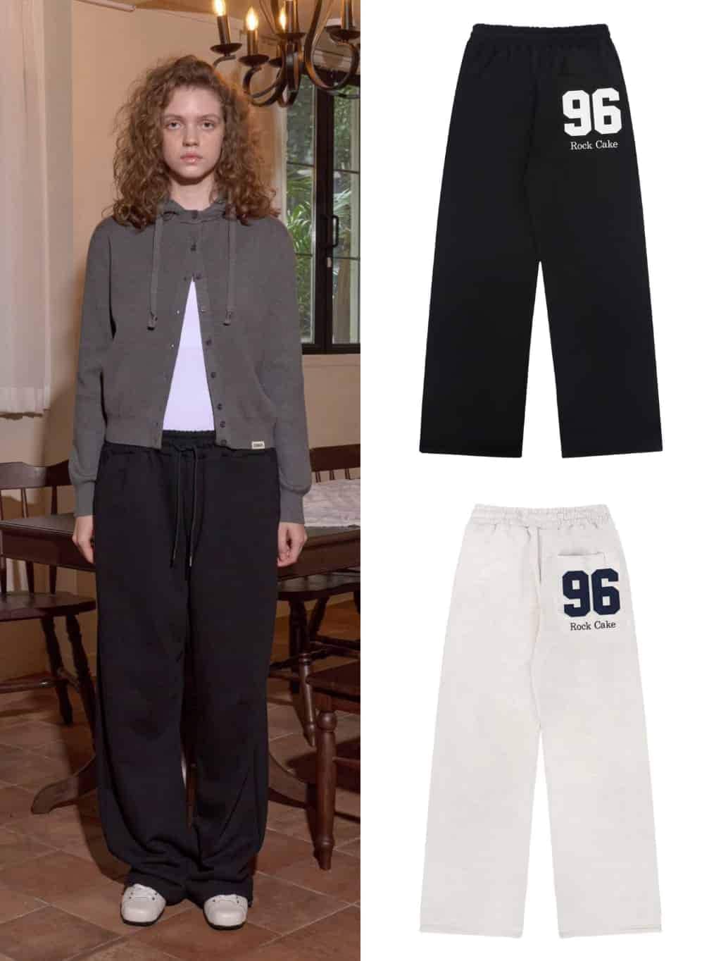 【ROCK CAKE】96 Applique 2way Jogger