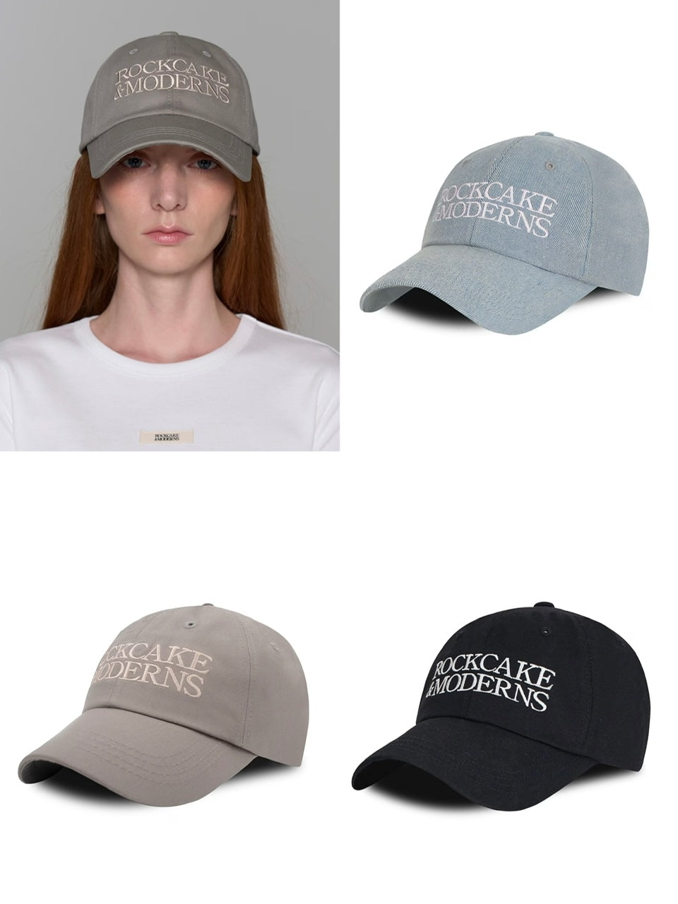 【ROCK CAKE】Moderns Logo Ball Cap