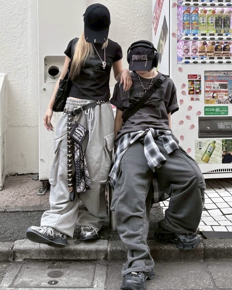 【nmtc +】oversized pigment sweat cargo pants (2color)