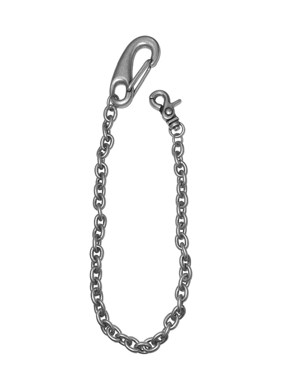 受注制【Chikashitsu +】antique silver wallet chain