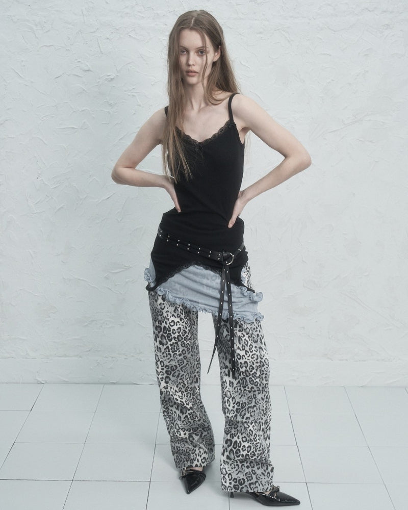 【SETUP‐EXE】LACE UP DOWN SLEEVELESS