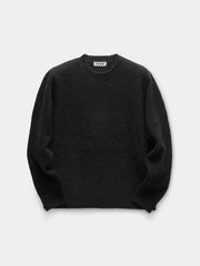 【COOR】HAIRY ALPACA-BLEND CREWNECK SWEATER