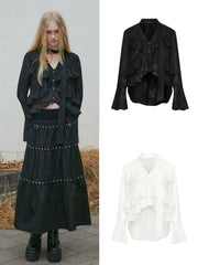 【NOT KNOWING】Bohem Chiffon Blouse