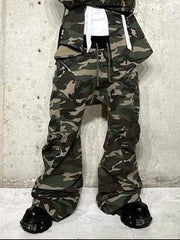 【roaringrad】ZIPPER SAGGING PANTS CAMOUFLAGE