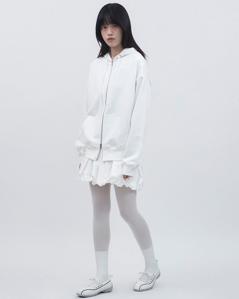 【TUOMIO】SATIN BALLOON SKIRT