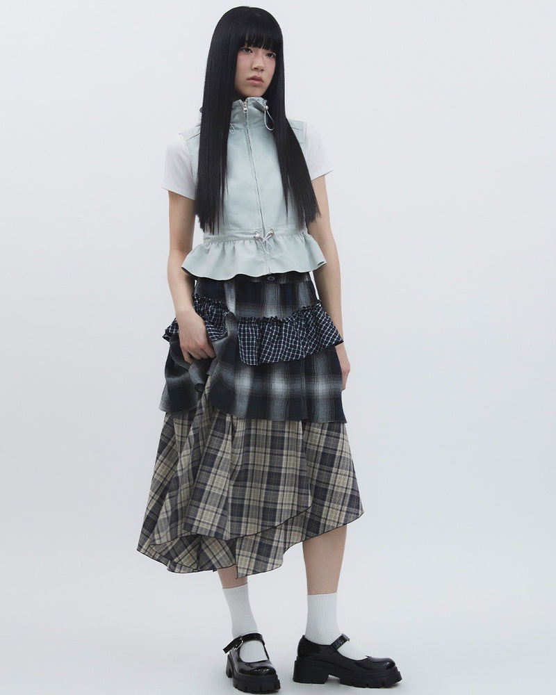 【TUOMIO】NYLON HOODED VEST