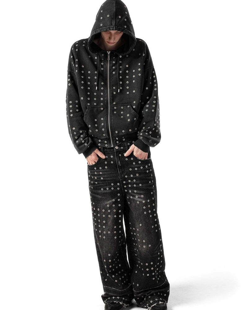 【RACER WORLDWIDE】Eyelet Hoodie