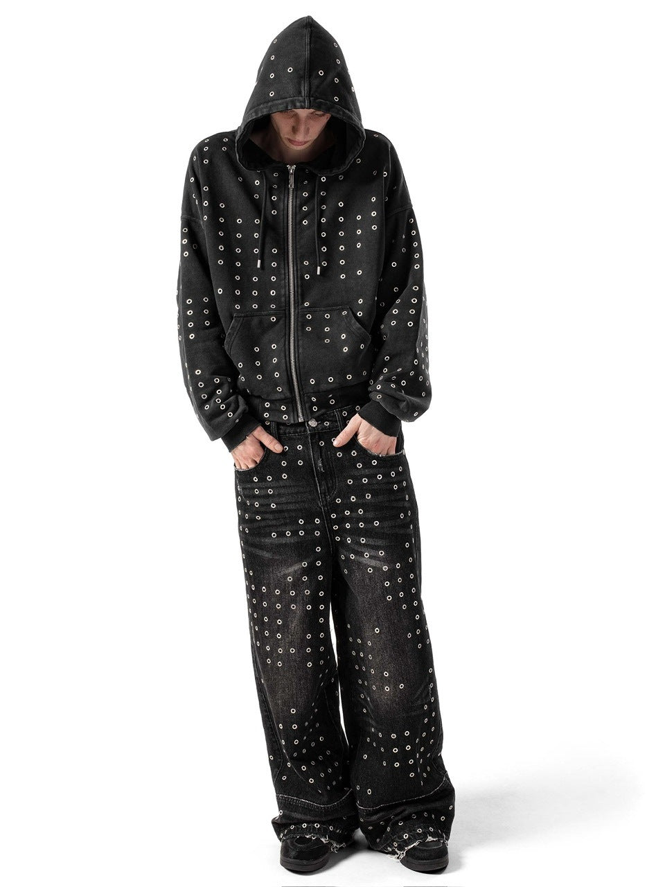 【RACER WORLDWIDE】Eyelet Hoodie