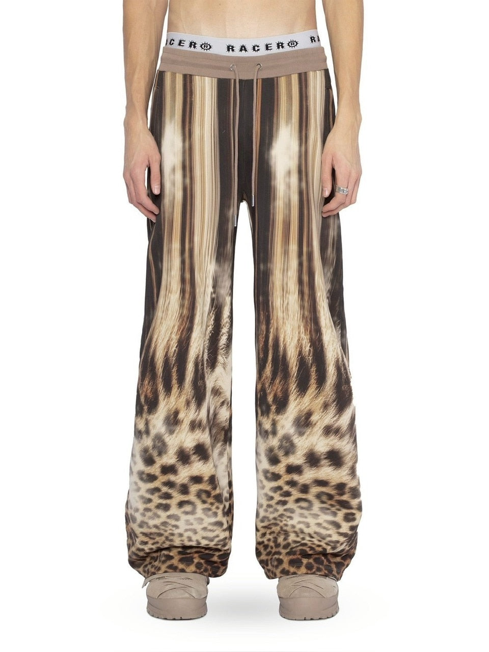 【RACER WORLDWIDE】Glitch Leo Sweatpants