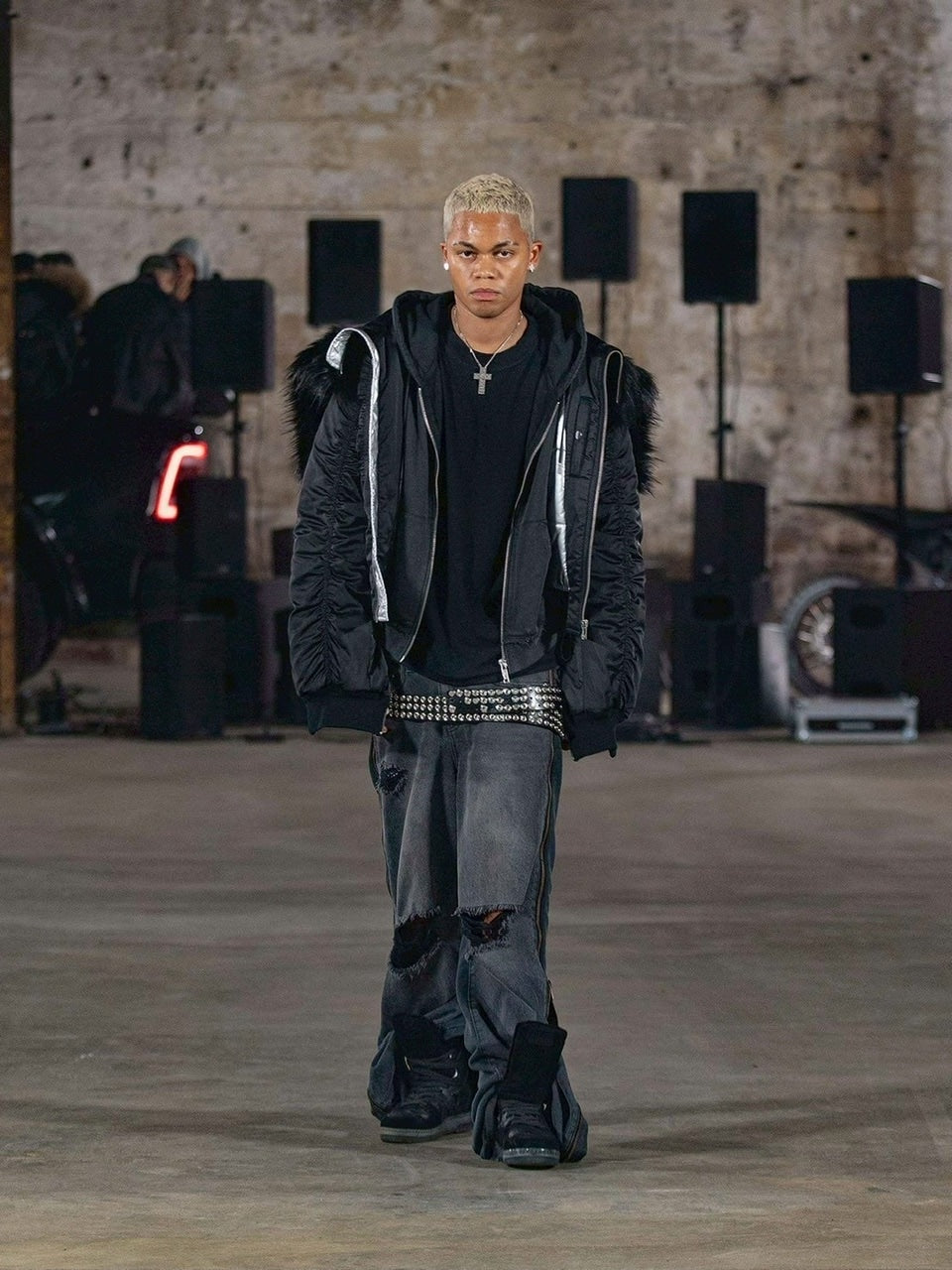 【RACER WORLDWIDE】Black Button Belt