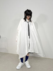 国際配送【Nerd out XU】asymmetry long shirt
