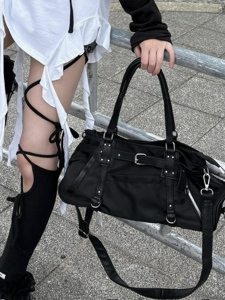 受注制【Never mind the XU】belt shoulder bag (2color)